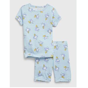 Gap Kids 100% Organic Cotton Alice in Wonderland Disney Girls Pajamas PJ Set
